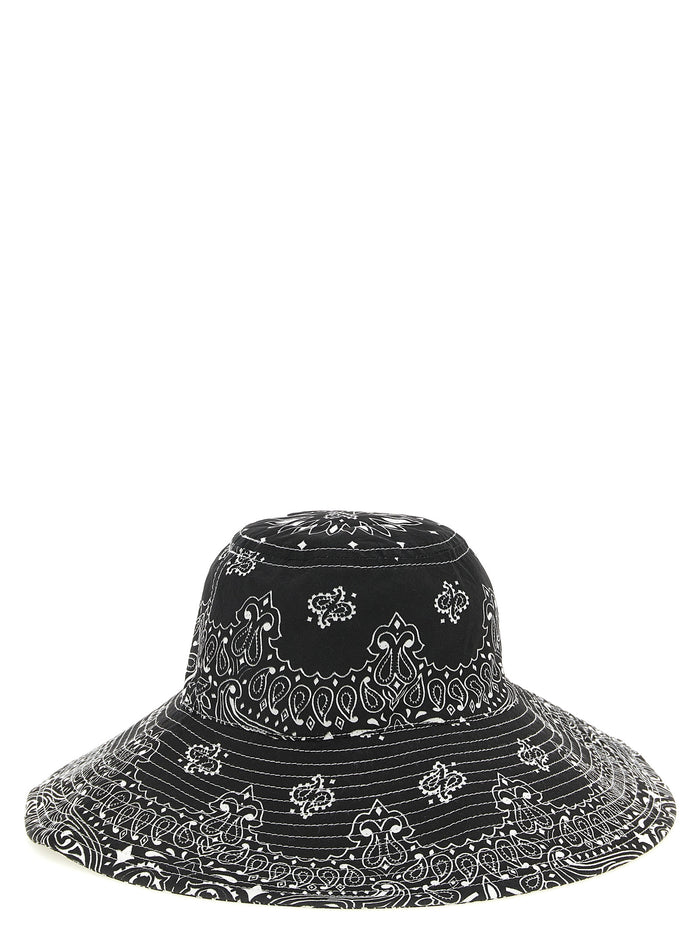 Bandana hat Black Cotton