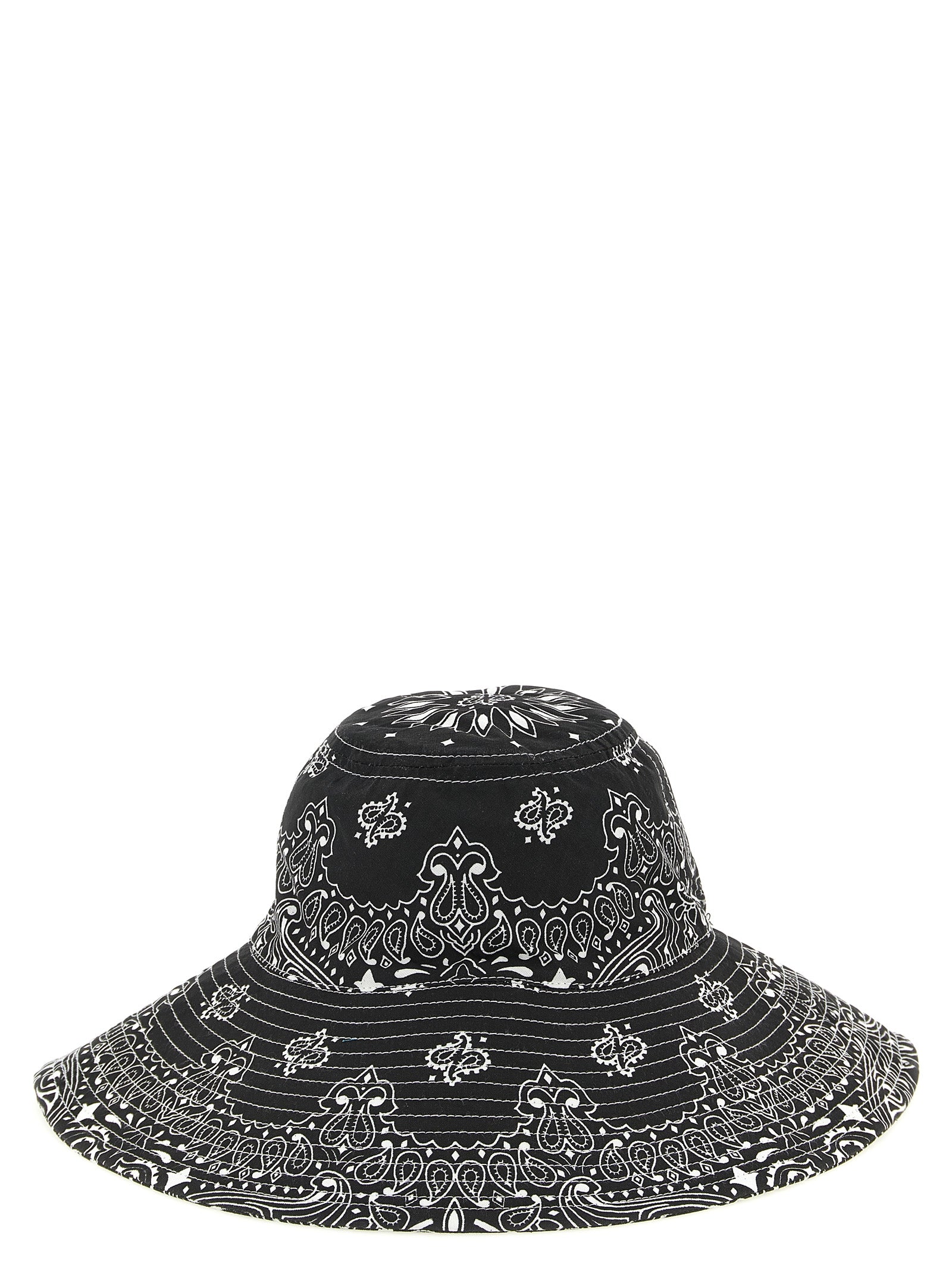 Bandana hat Black Cotton