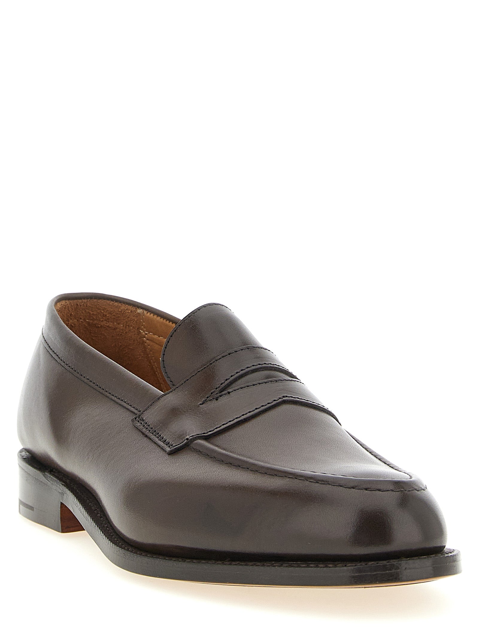 Havard loafers Brown Leather Lace Up Shoes