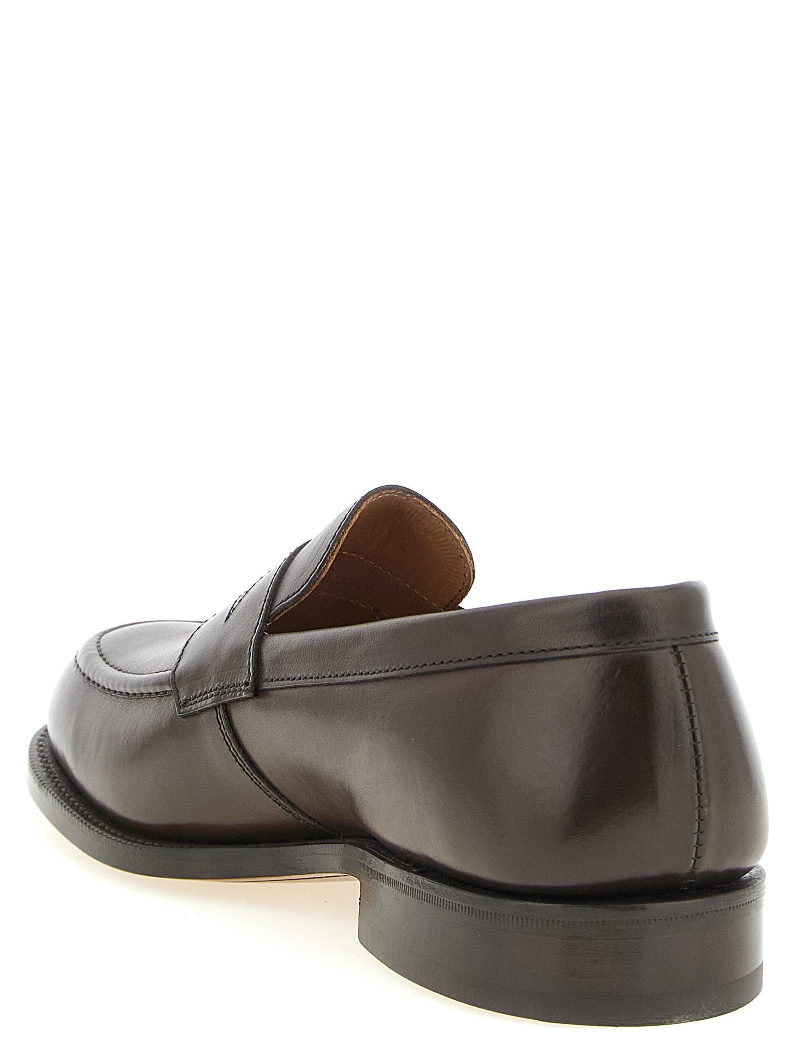 Havard loafers Brown Leather Lace Up Shoes