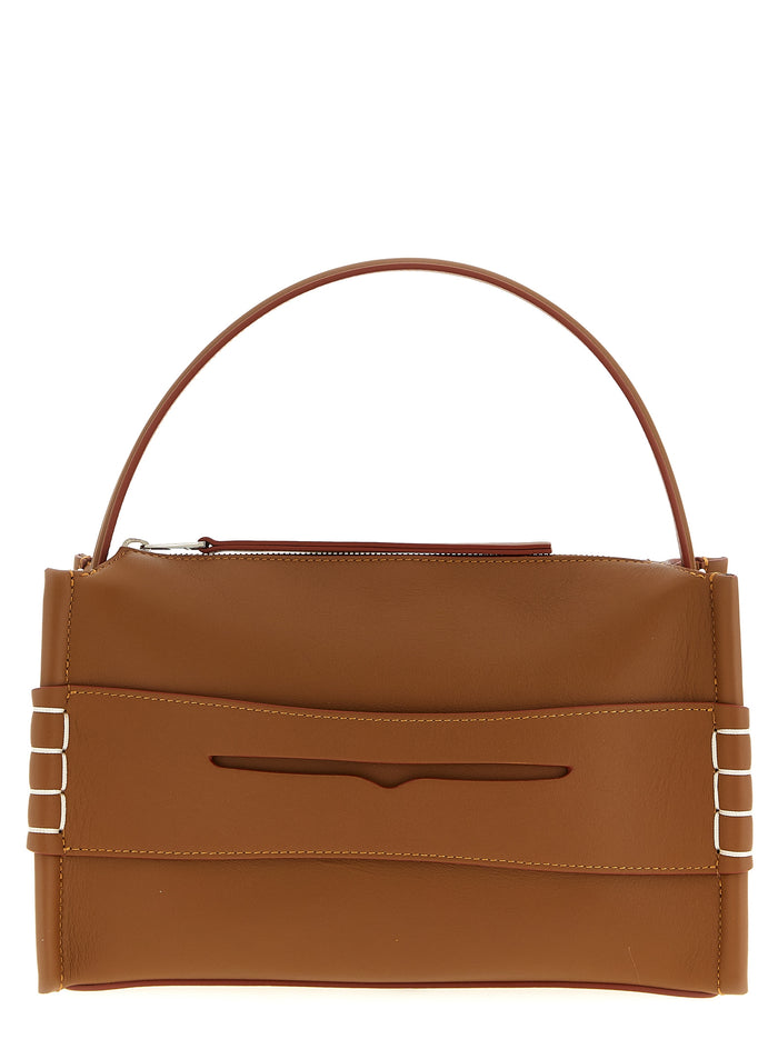 Loafer bag Brown Calfskin Leather (bos Taurus) Crossbody