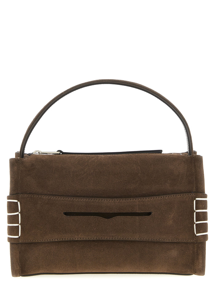 Loafer small handbag Brown Calfskin Leather (bos Taurus) Hand Bags