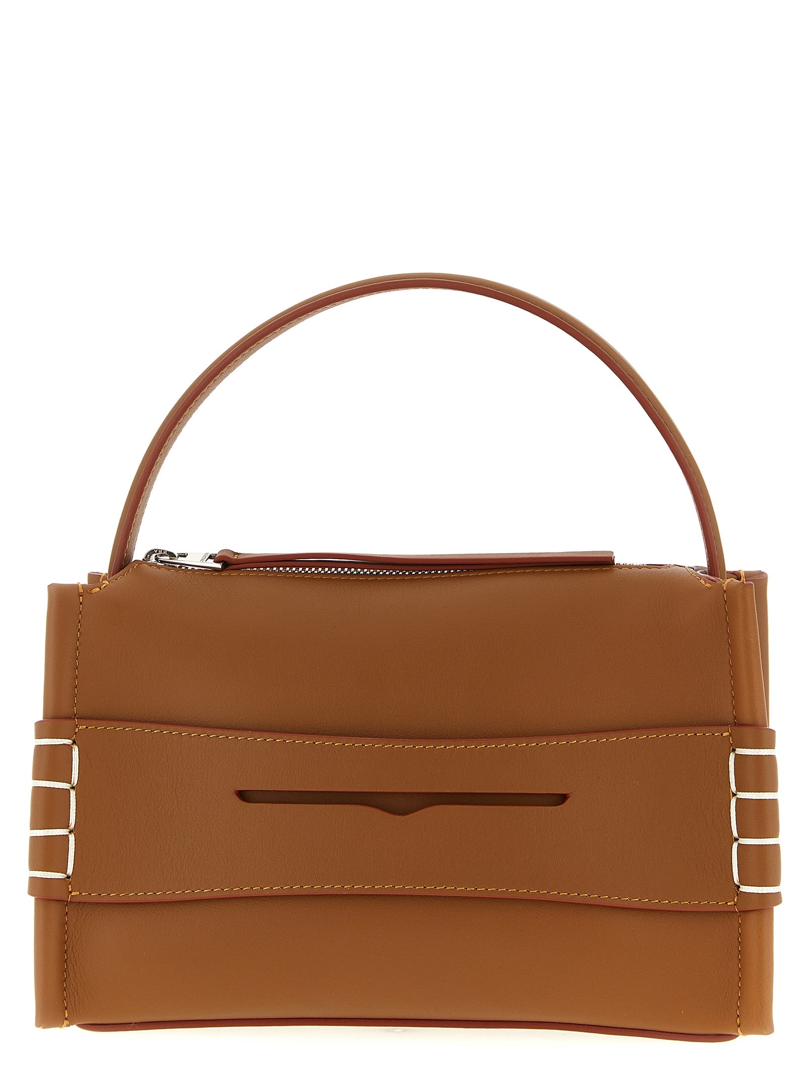 Loafer small bag Brown Calfskin Leather (bos Taurus) Crossbody