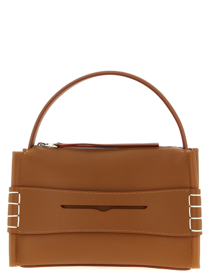 Loafer small bag Brown Calfskin Leather (bos Taurus) Crossbody