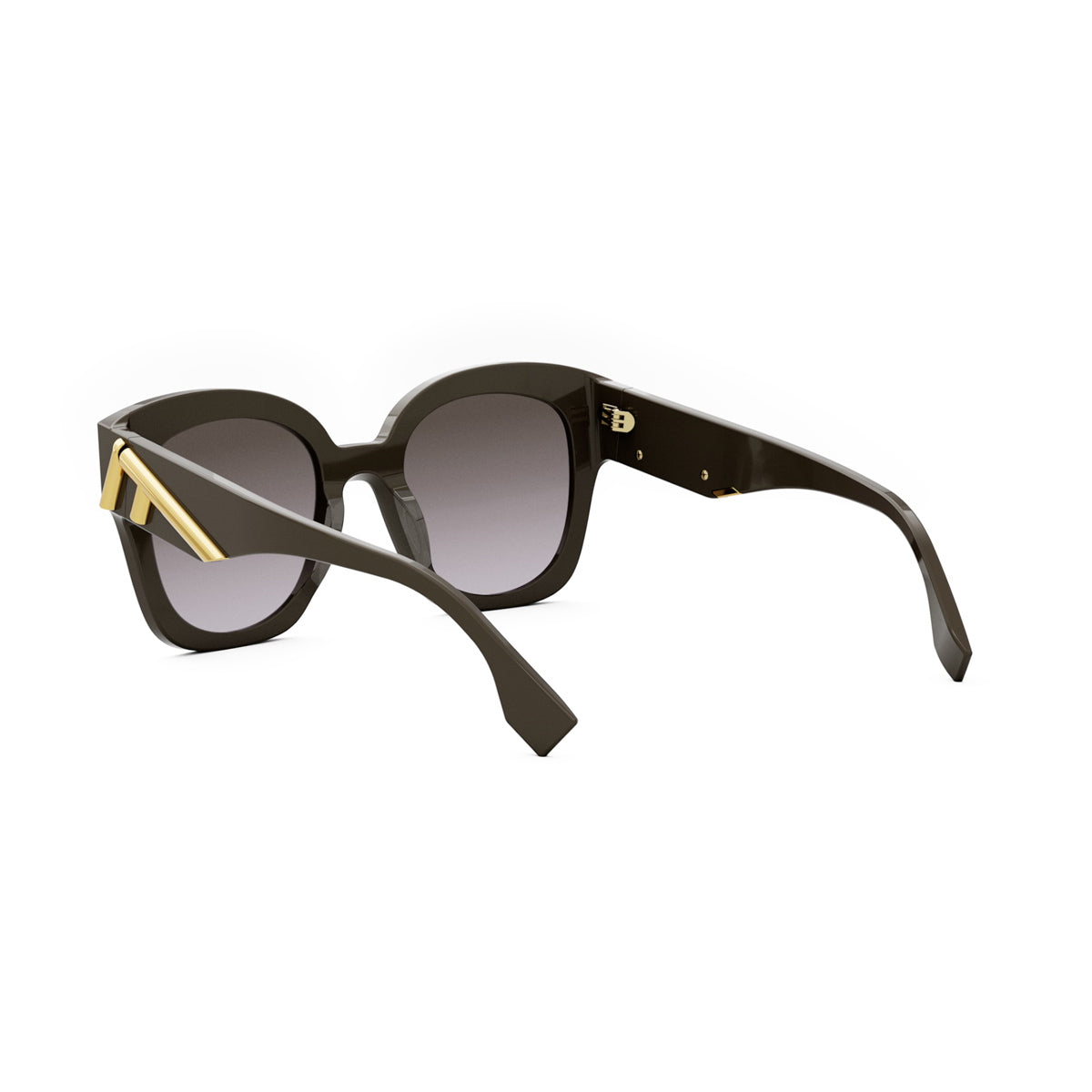FE40098I Fendi First 48F Marrone Acetate Occhiali Da Sole