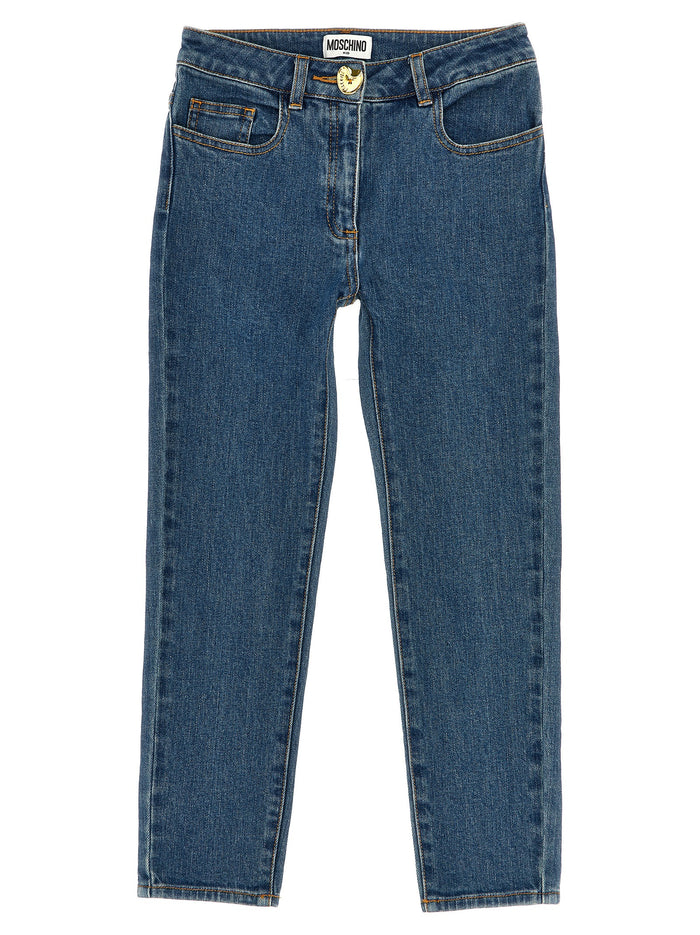 Button detail jeans Blue Cotton