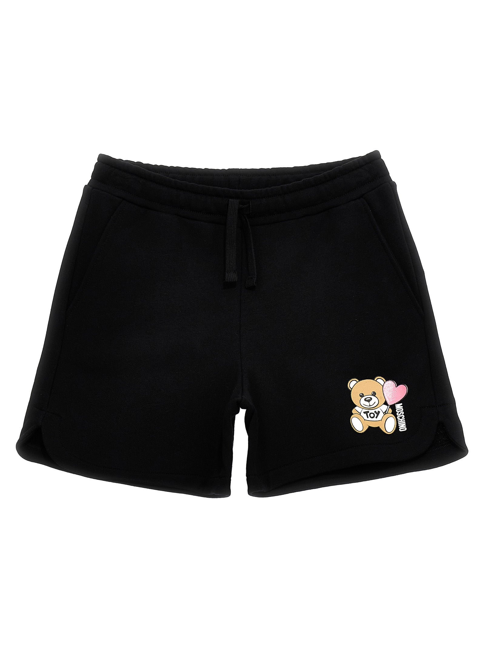Teddy shorts Black Cotton Bermuda