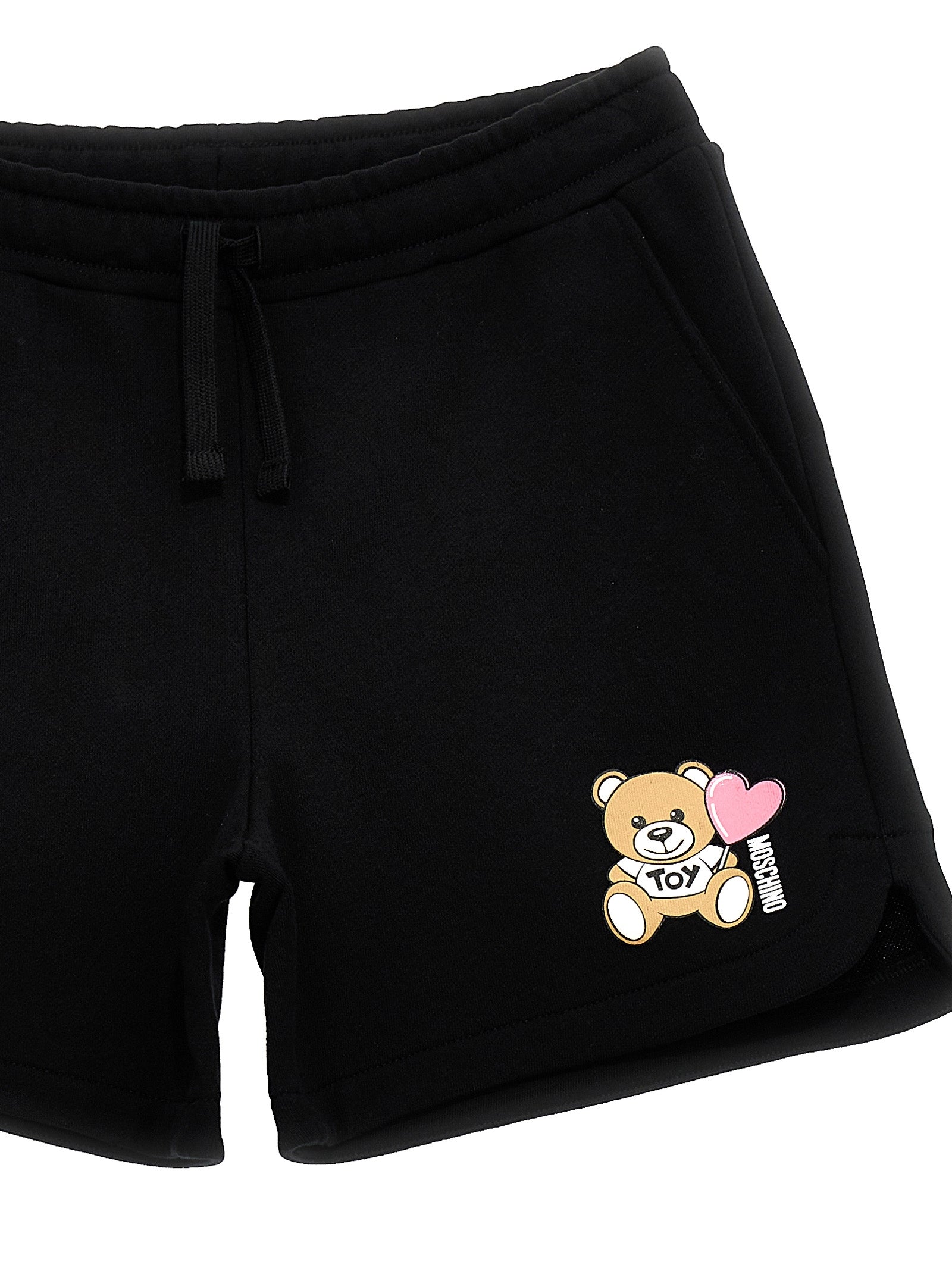 Teddy shorts Black Cotton Bermuda