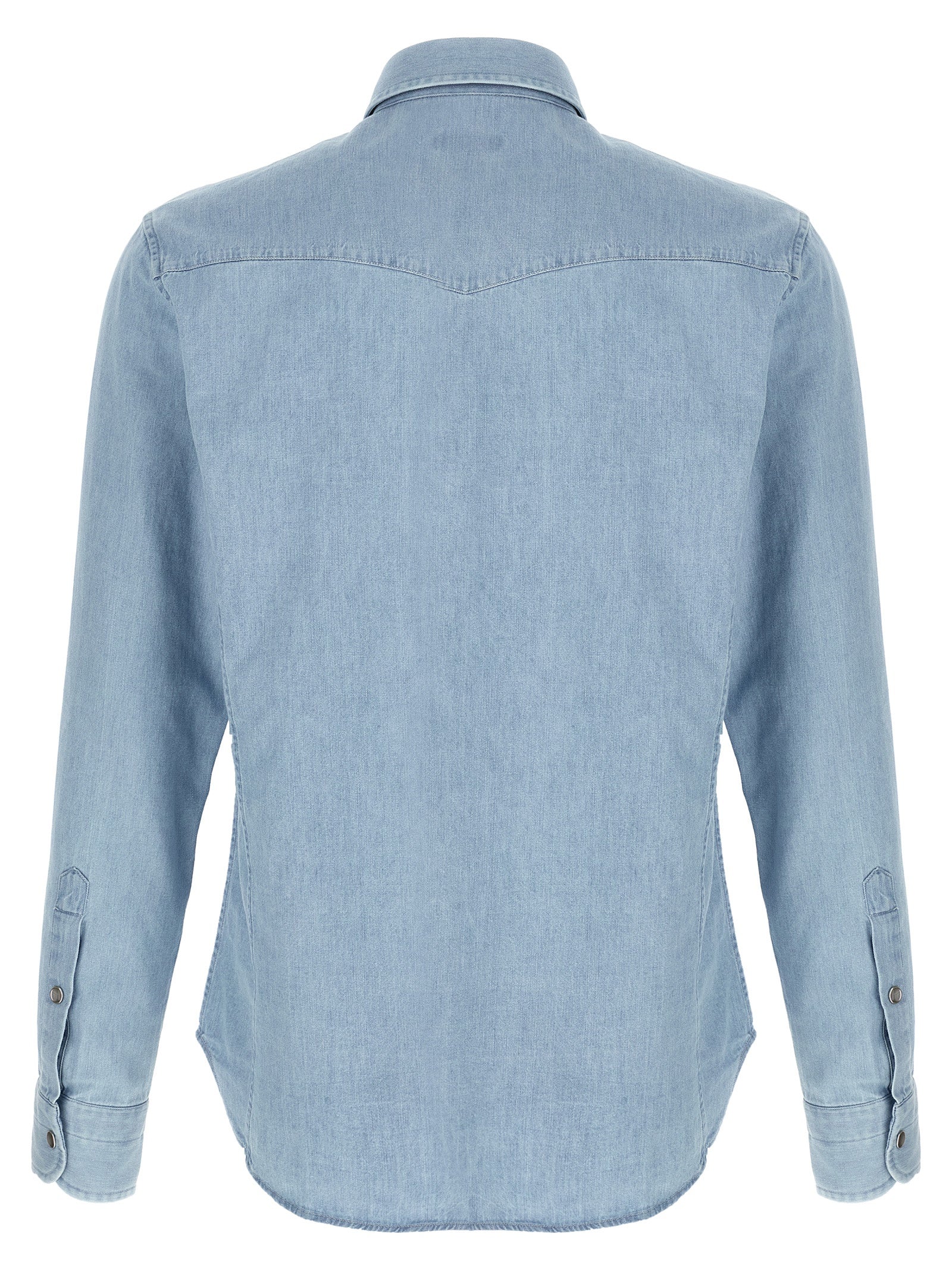 Western shirt Light Blue Cotton Shirt, Blouse