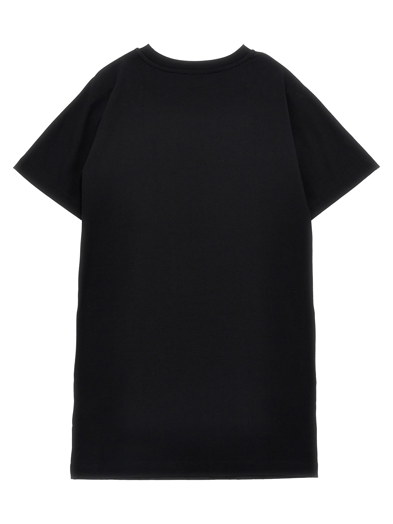 Logo print dress White/black Cotton