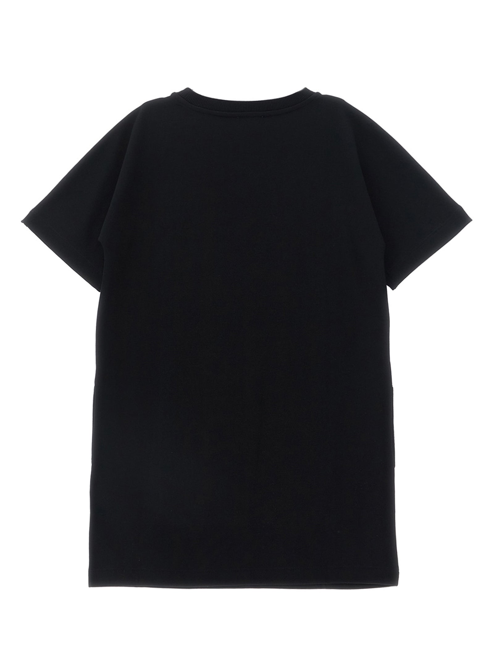Logo print dress Black Cotton