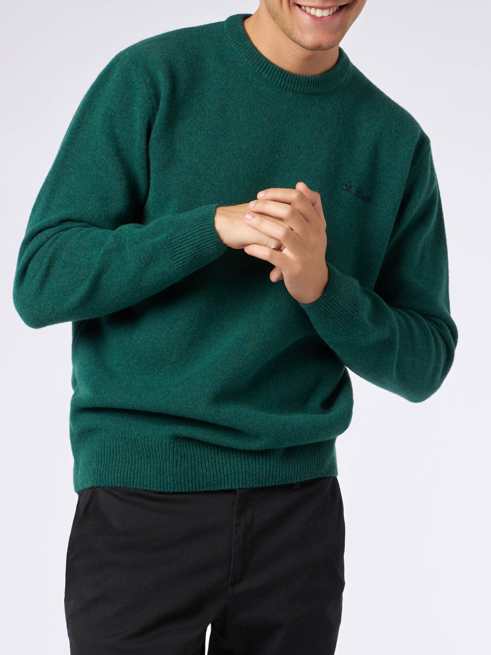 Green Sweater Regent Lambswool