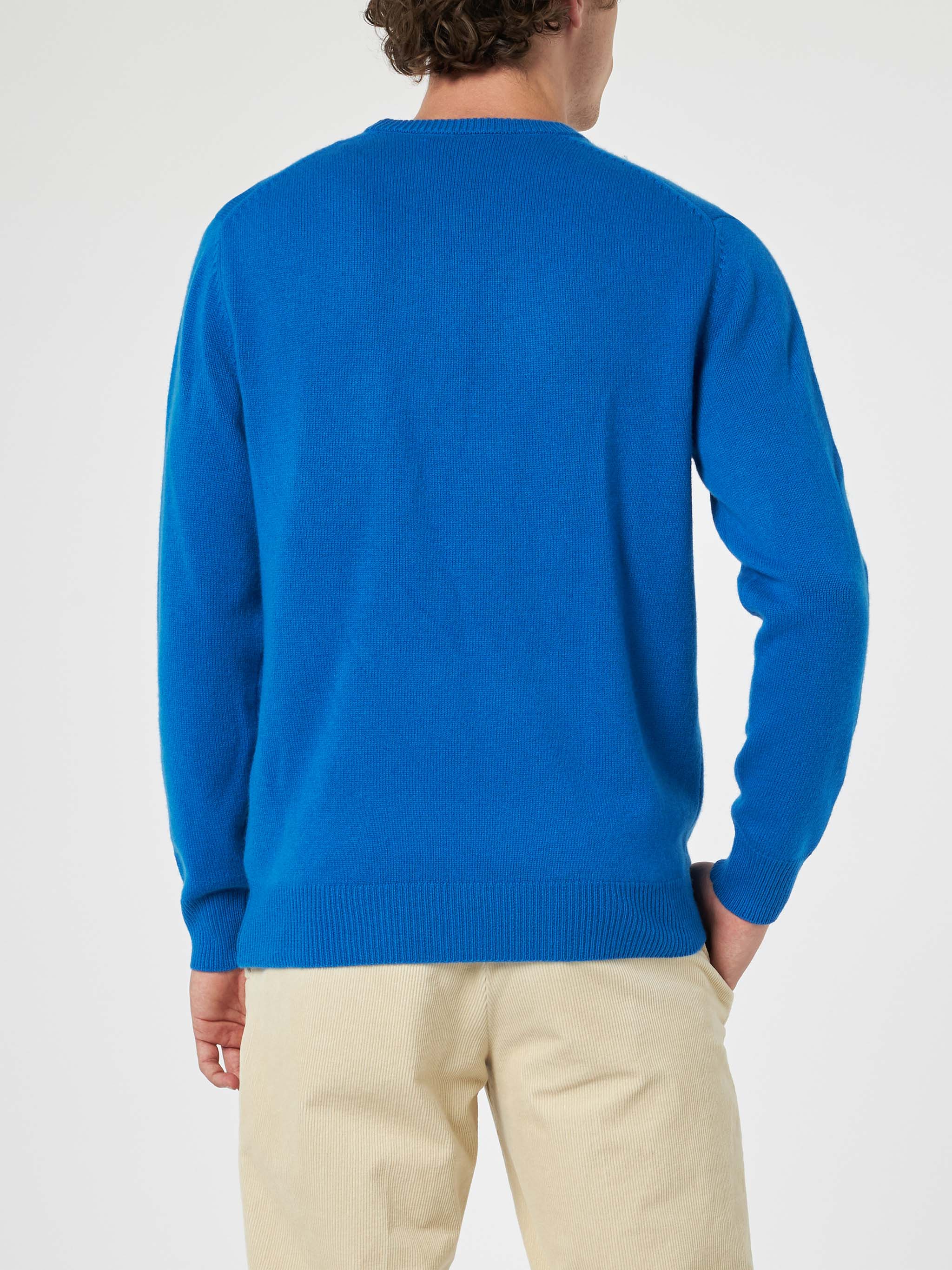 Crewneck Sweater Heron With Crypto Ducky Jacquard | Puppets Special Edition Sky