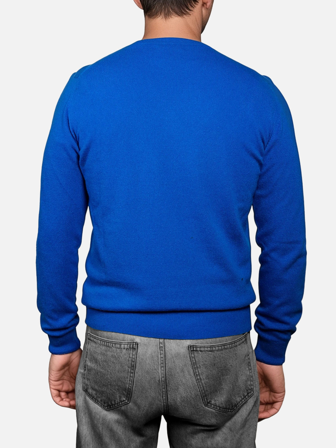 Crewneck Sweater Heron Light With Settimana Blanc Embroidery | 1664 Special Edition Blue