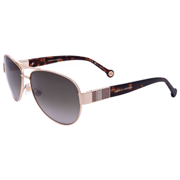 Carolina Herrera Womens 59 Mm Rose Gold Sunglasses Her0135-S-000-59 One Color