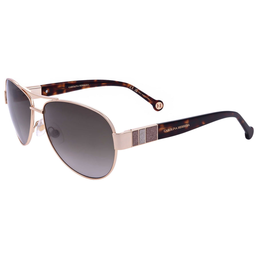 Carolina Herrera Womens 59 Mm Rose Gold Sunglasses Her0135-S-000-59 One Color