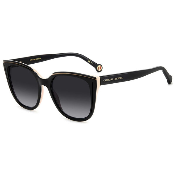 Preloved - Carolina Herrera Womens 53 Mm Black Sunglasses Her0144-S-Kdx-53 One Color