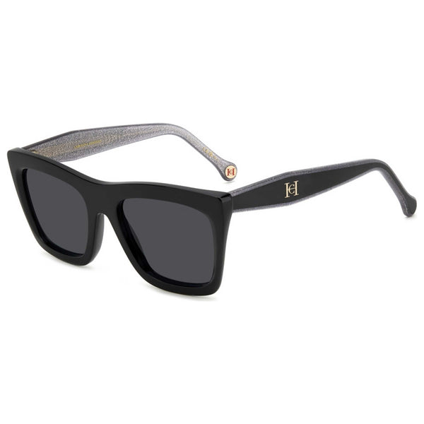 Preloved - Carolina Herrera Womens 53 Mm Black Sunglasses Her0226-S-Bsc-53 One Color