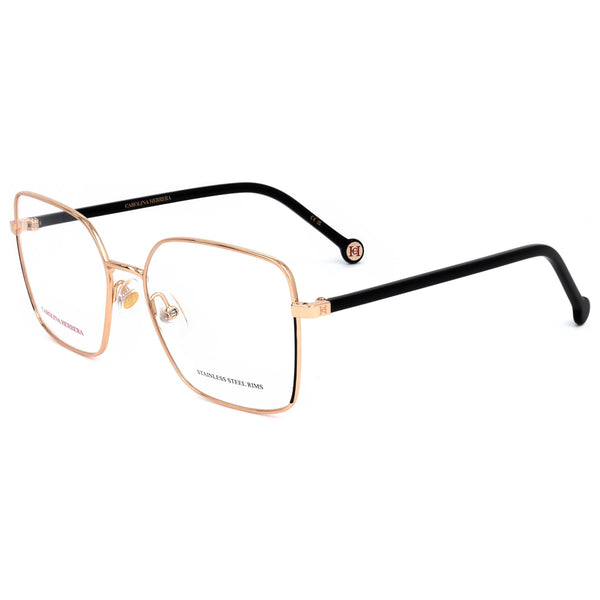 Carolina Herrera Womens 53mm Gold Black Eyeglasses Her0248-Rhl-53 One Color Sunglasses