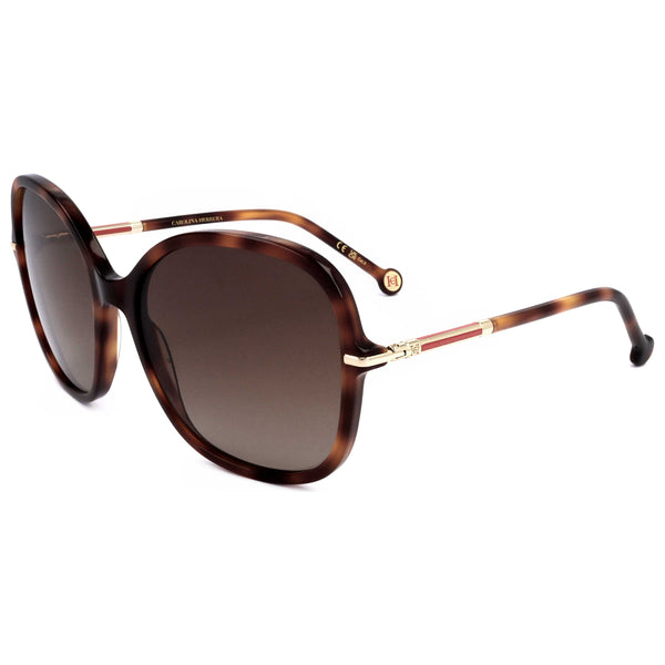 Preloved - Carolina Herrera Womens 58 Mm Havana Sunglasses Her0269-S-086-58 One Color