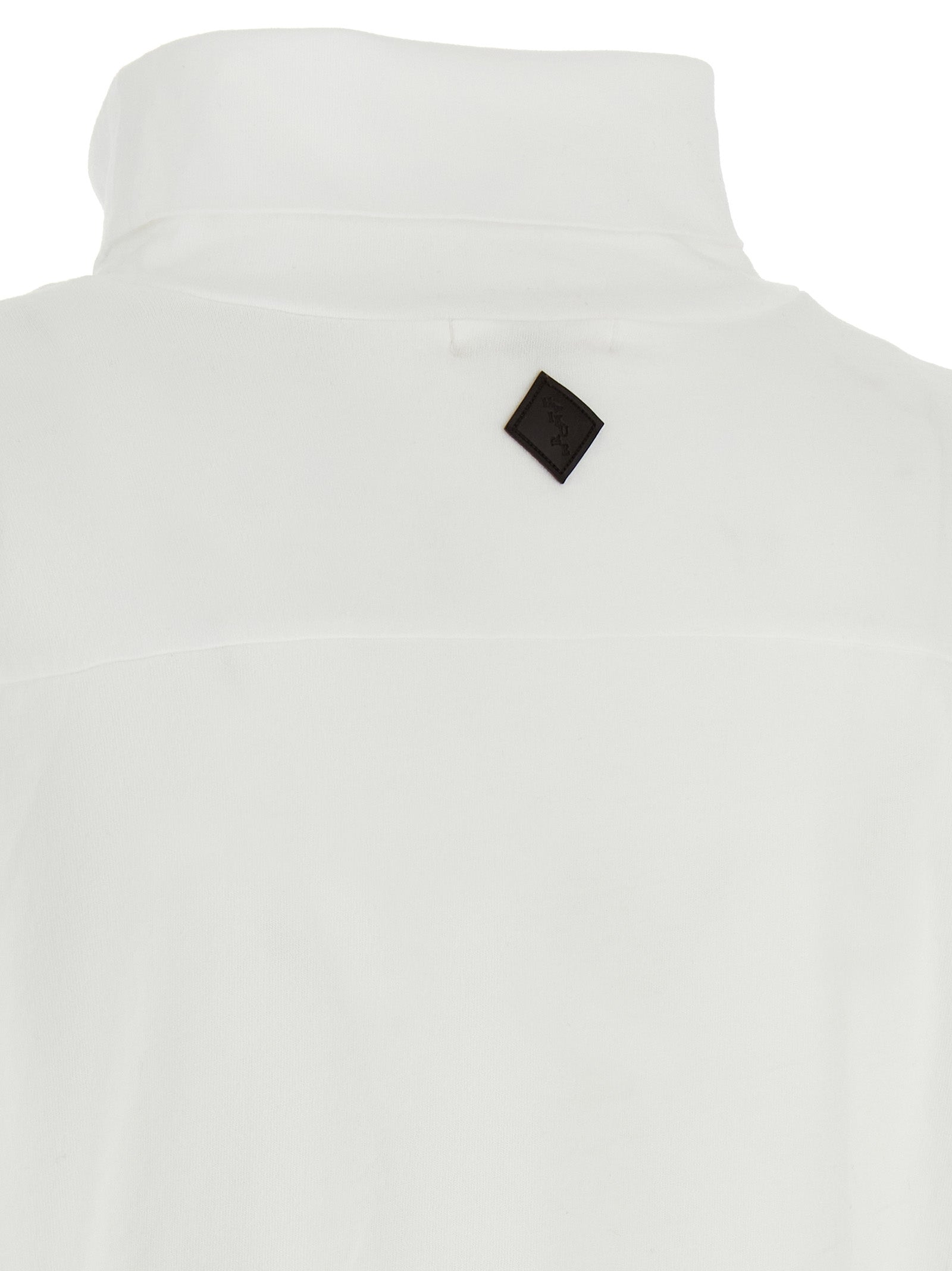 Ivy T-shirt White Cotton Sweater, Cardigans