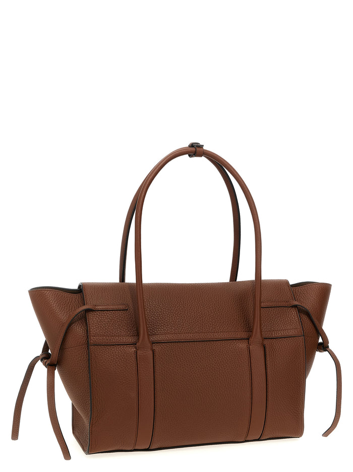 Medium Soft Bayswater shoulder bag Brown Calfskin Leather (bos Taurus)