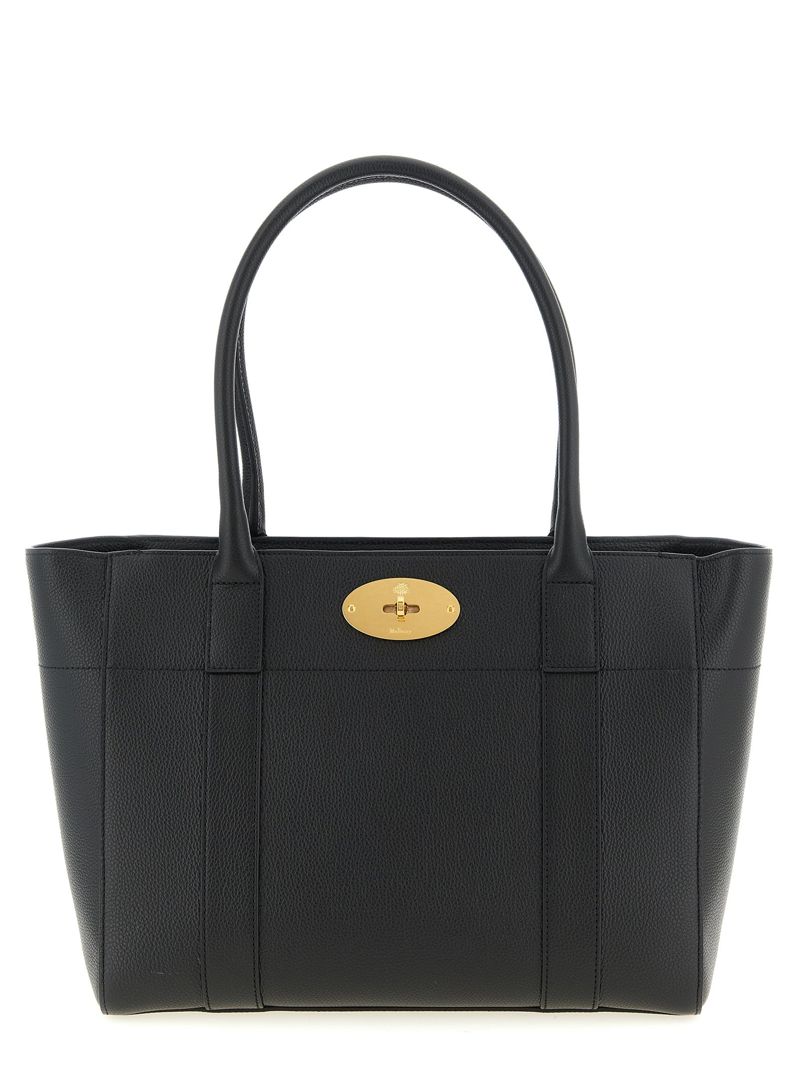 Bayswater 9 to 5 handbag Black Calfskin Leather (bos Taurus) Hand Bags
