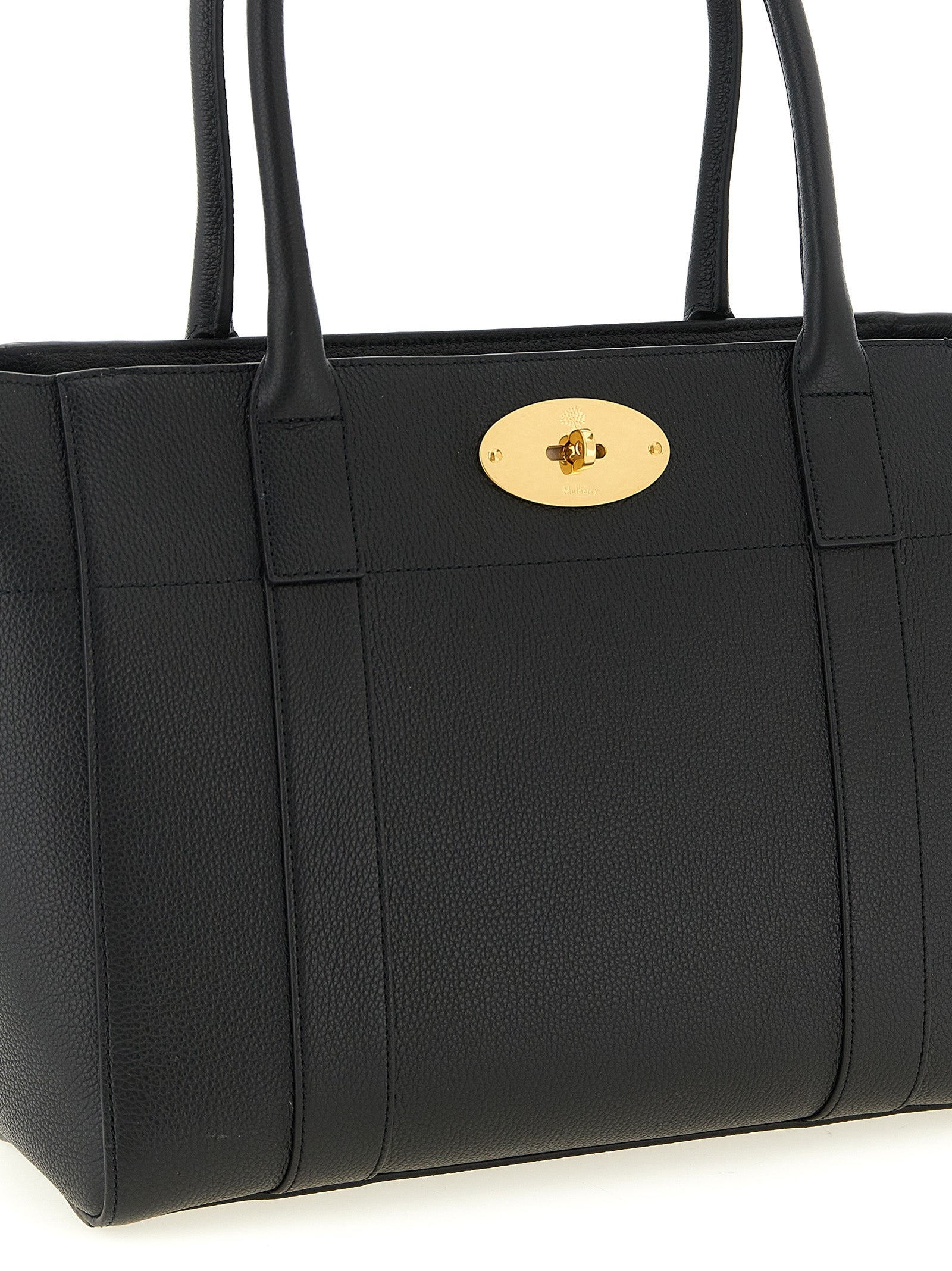 Bayswater 9 to 5 handbag Black Calfskin Leather (bos Taurus) Hand Bags