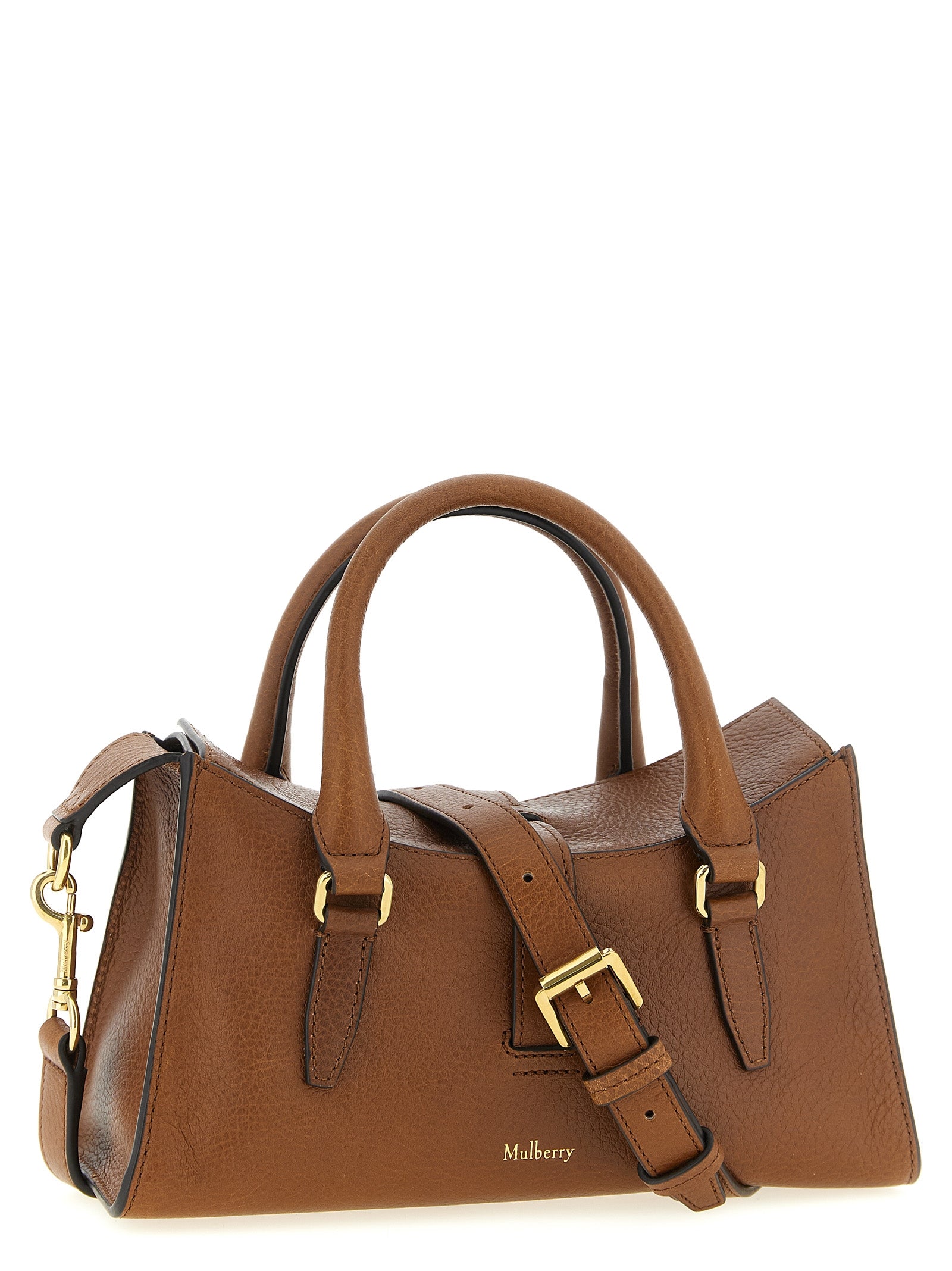Mini Roxanne handbag Brown Calfskin Leather (bos Taurus) Hand Bags