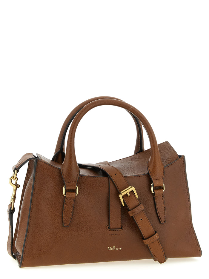 Roxanne small handbag Brown Calfskin Leather (bos Taurus) Crossbody Bags