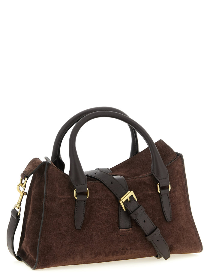 Roxanne small handbag Brown Calfskin Leather (bos Taurus) Crossbody Bags