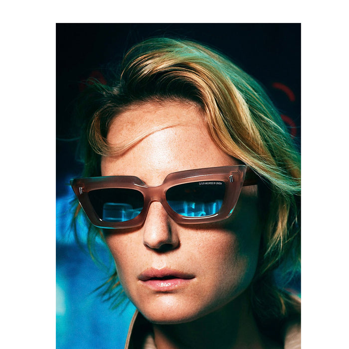 Cutler And Gross 1408 02 Beige Acetate Occhiali Sole