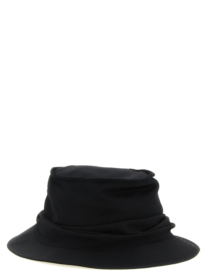 Drape hat Black Wool