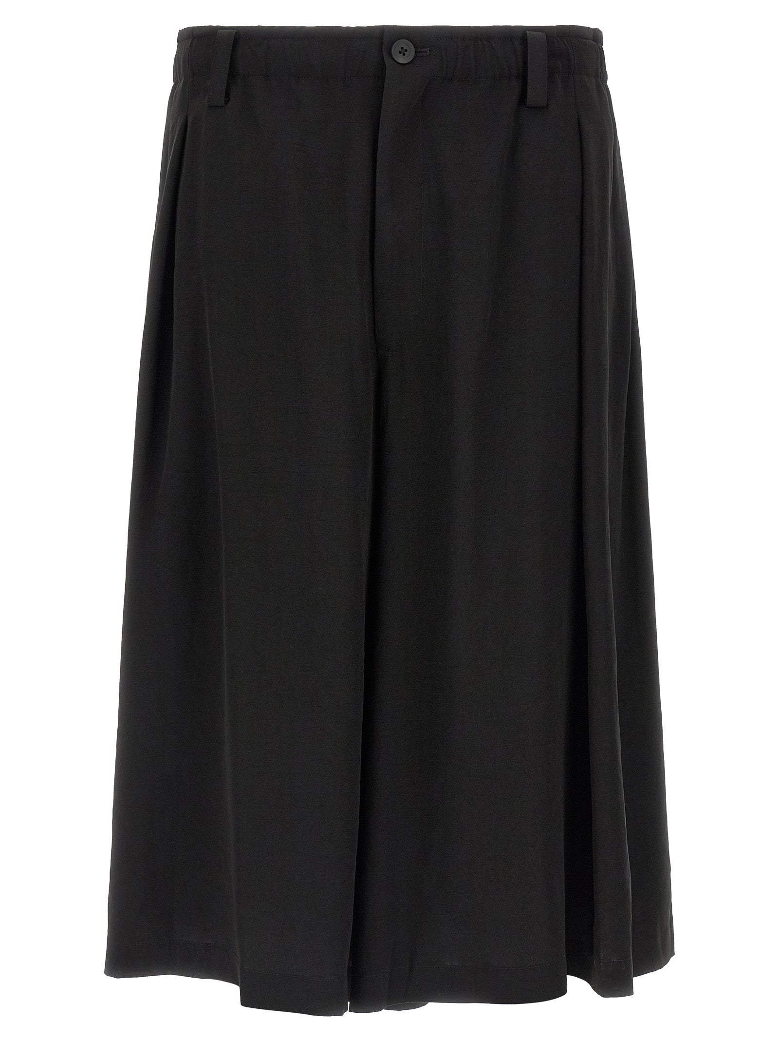 8 Tuck pants Black Polyamide