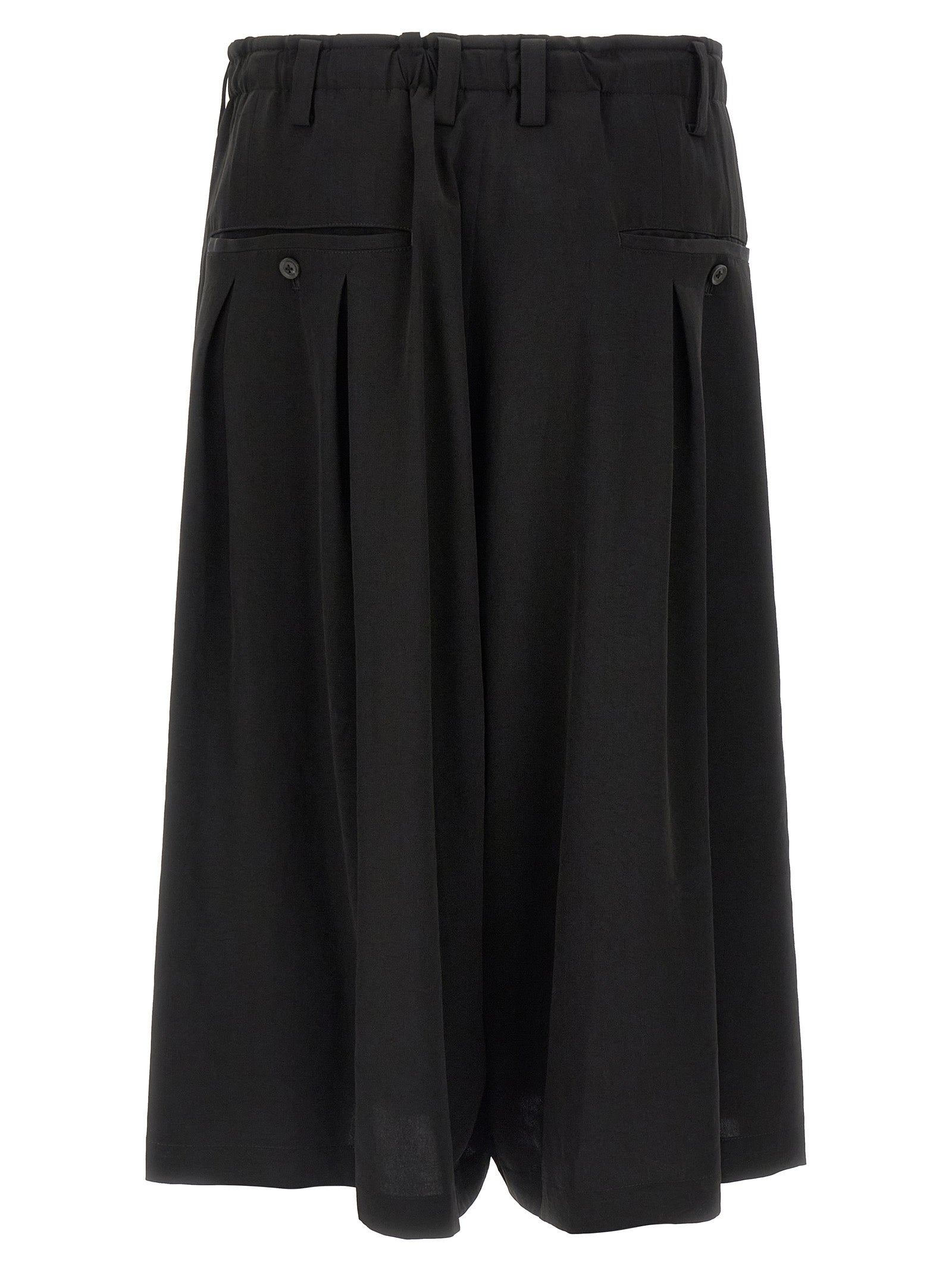 8 Tuck pants Black Polyamide