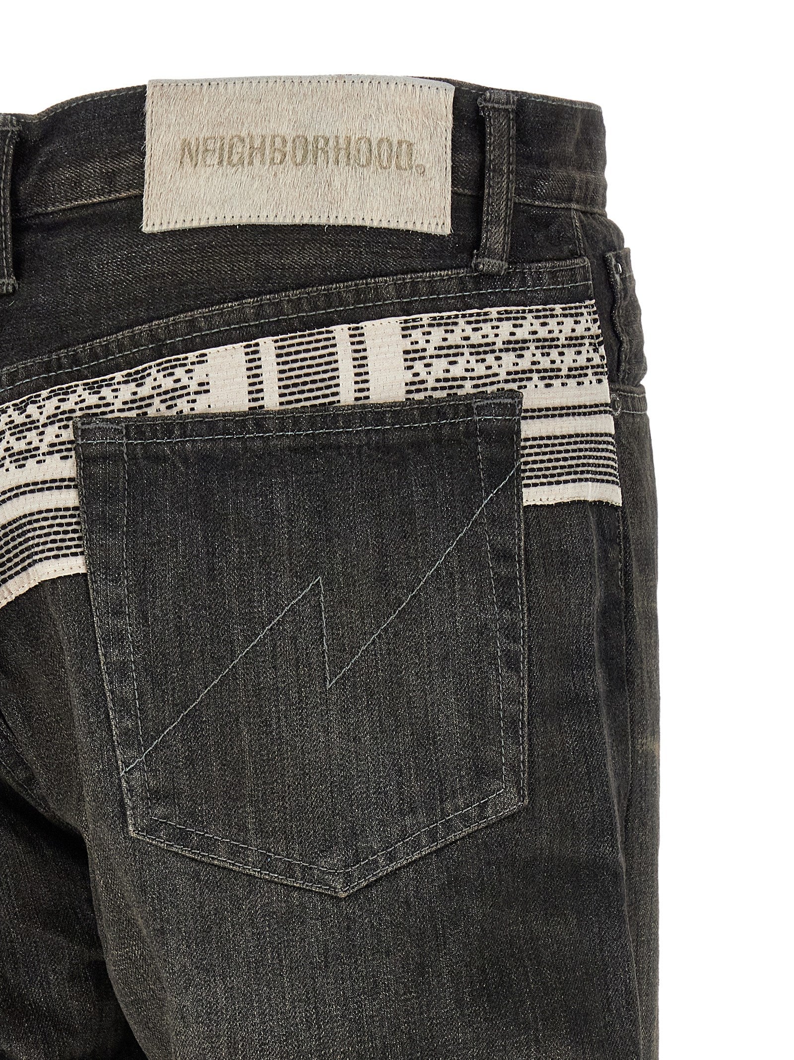 Yohji Yamamoto Savege denim jeans × NH Black Cotton