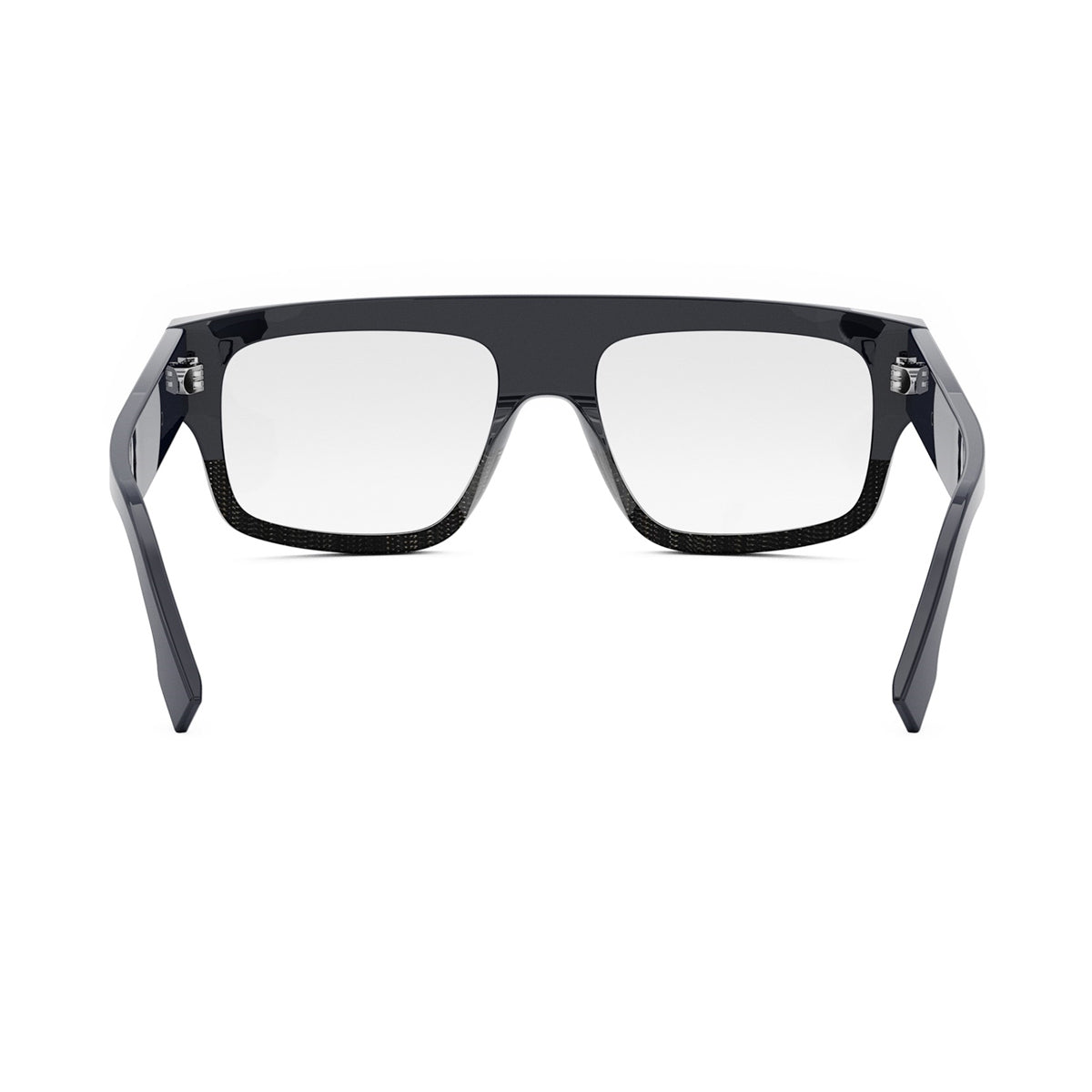 Fendi FE50062I Fendigraphy 090 blu scuro- Nero Acetate Occhiali Da Vista