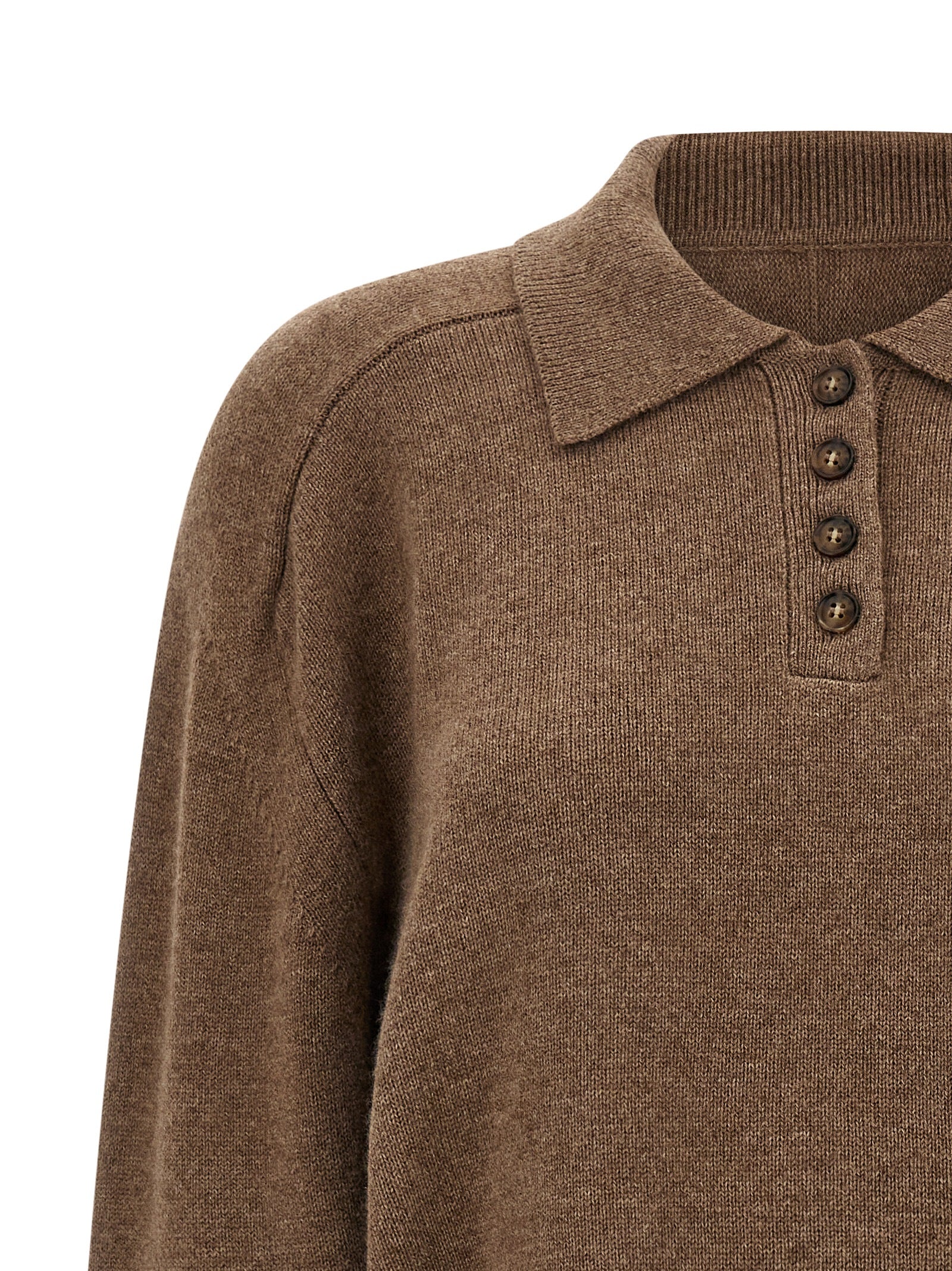 Homere sweater Brown Cashmere Sweater, Cardigans