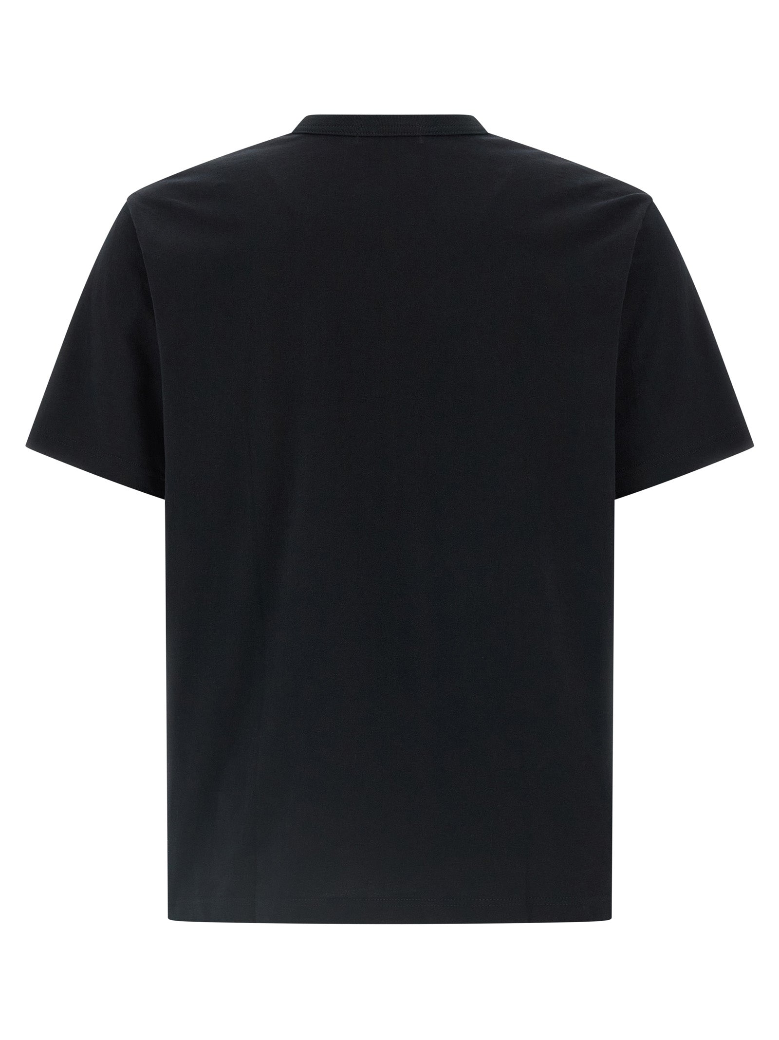 Logo T-shirt White/black Cotton