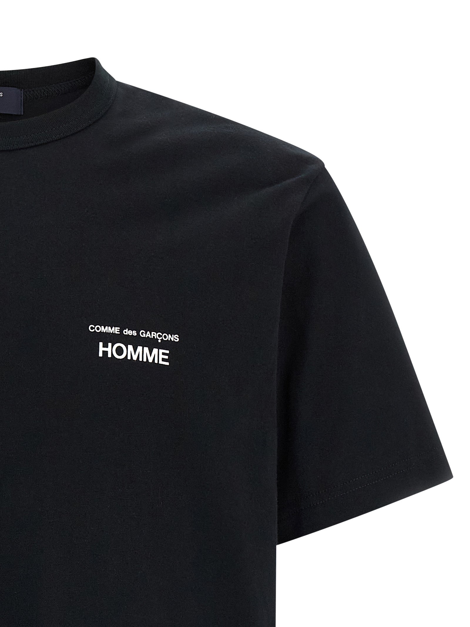 Logo T-shirt White/black Cotton