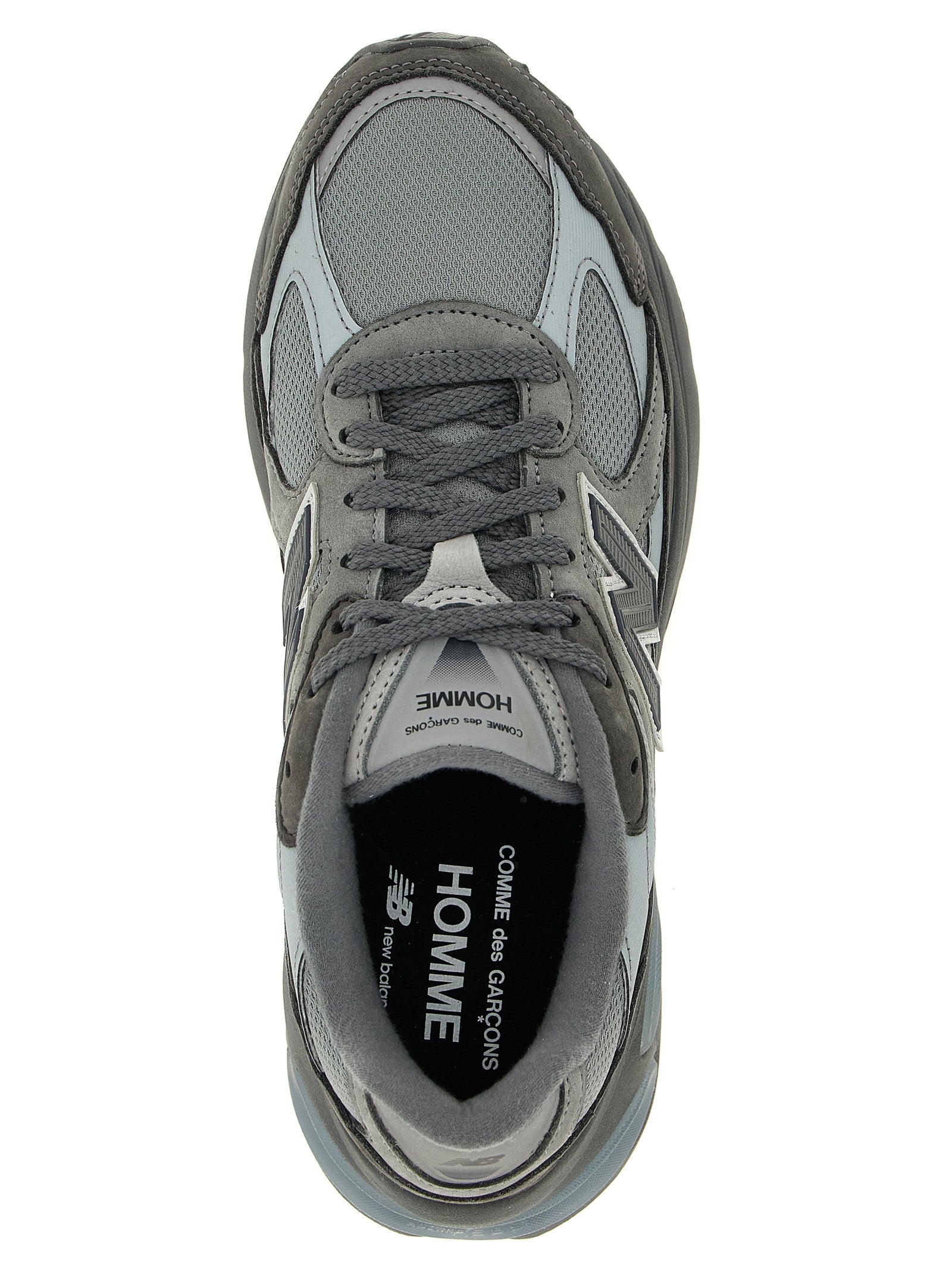 Commedesgarçons X Newbalance Abzorb2010 Sneakers Gray Cow Leather (bos Taurus)