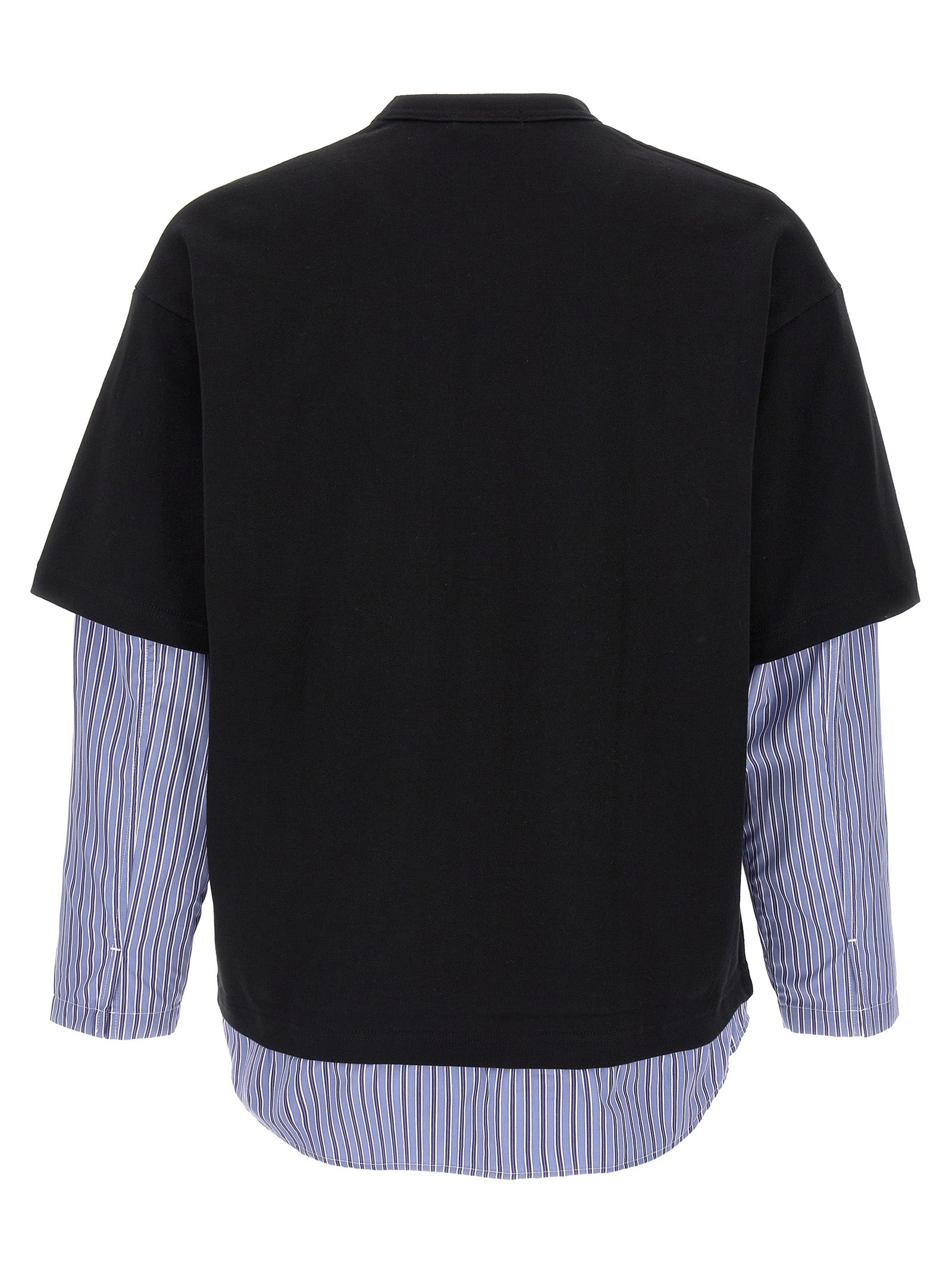 Shirt insert t-shirt Black Cotton