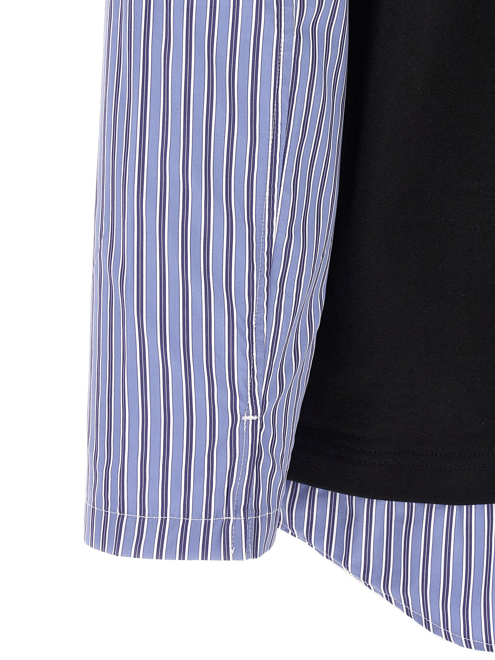 Shirt insert t-shirt Black Cotton