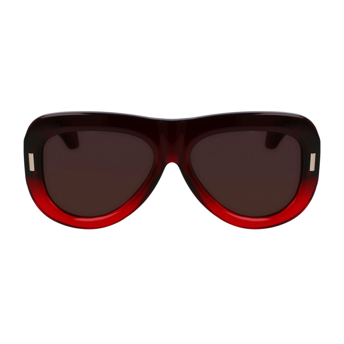 Salvatore Ferragamo SF2029SE 615 Rosso Sfumato Marrone Recycled Acetate Occhiali Da Sole