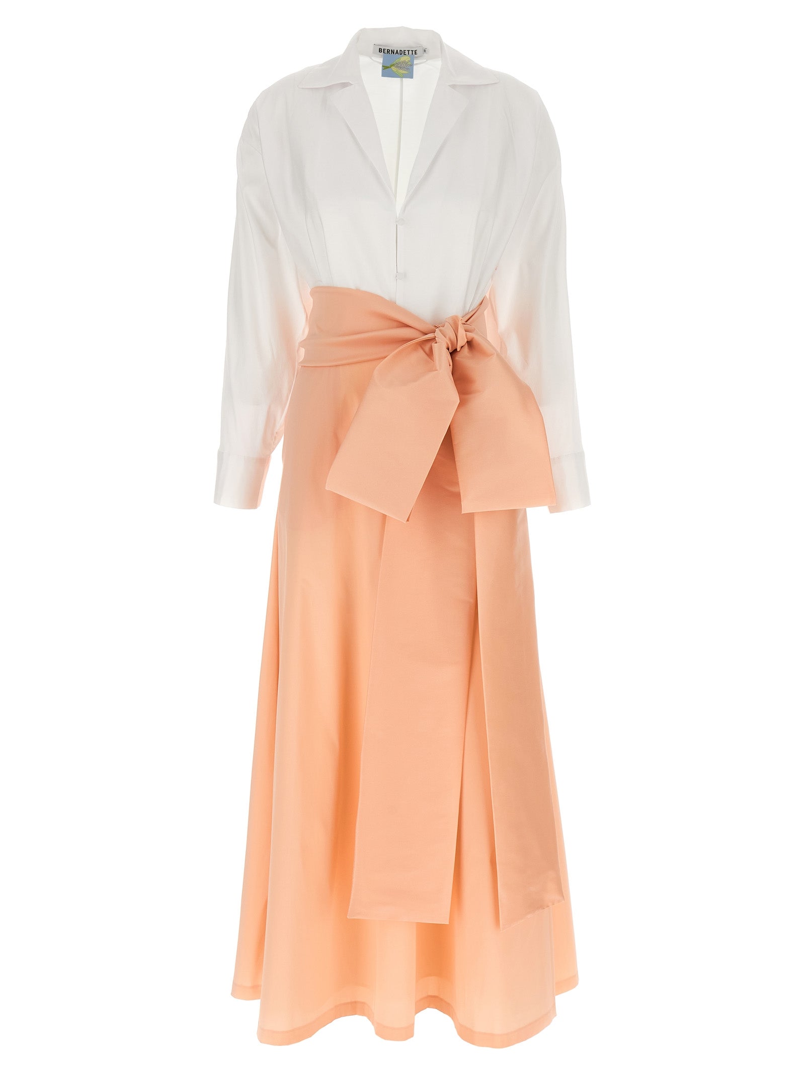 Clarence dress Multicolor Cotton Polyamide Elastane