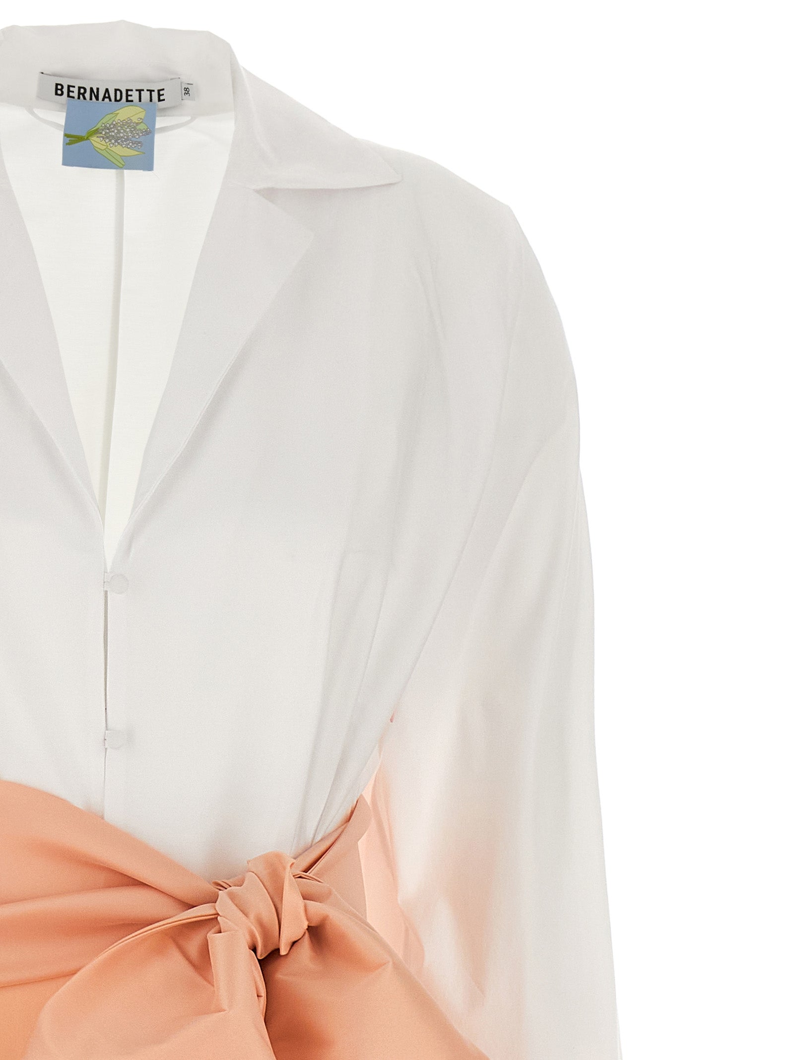 Clarence dress Multicolor Cotton Polyamide Elastane