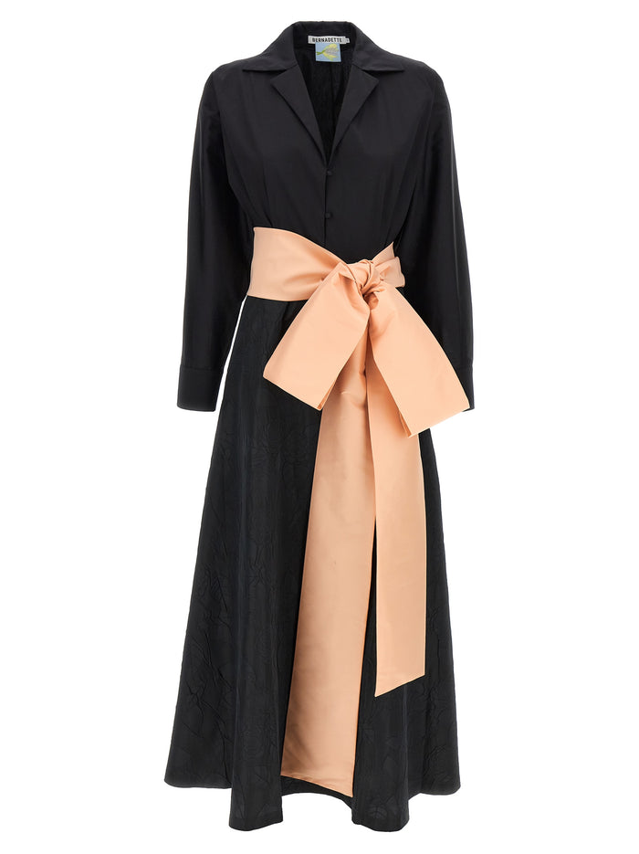Clarence dress Black Polyester