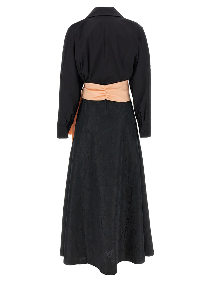 Clarence dress Black Polyester