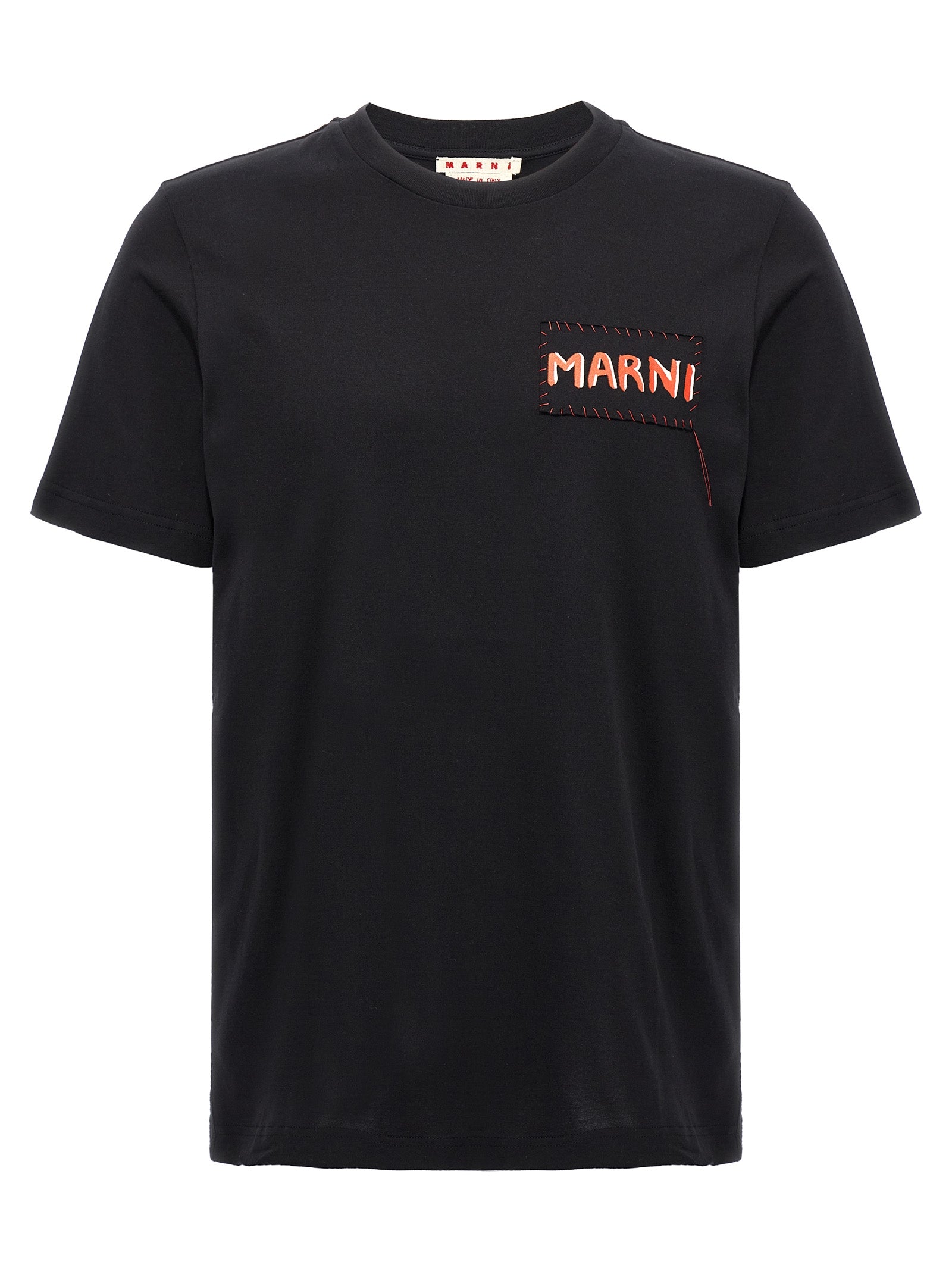 Logo T-shirt Black Cotton