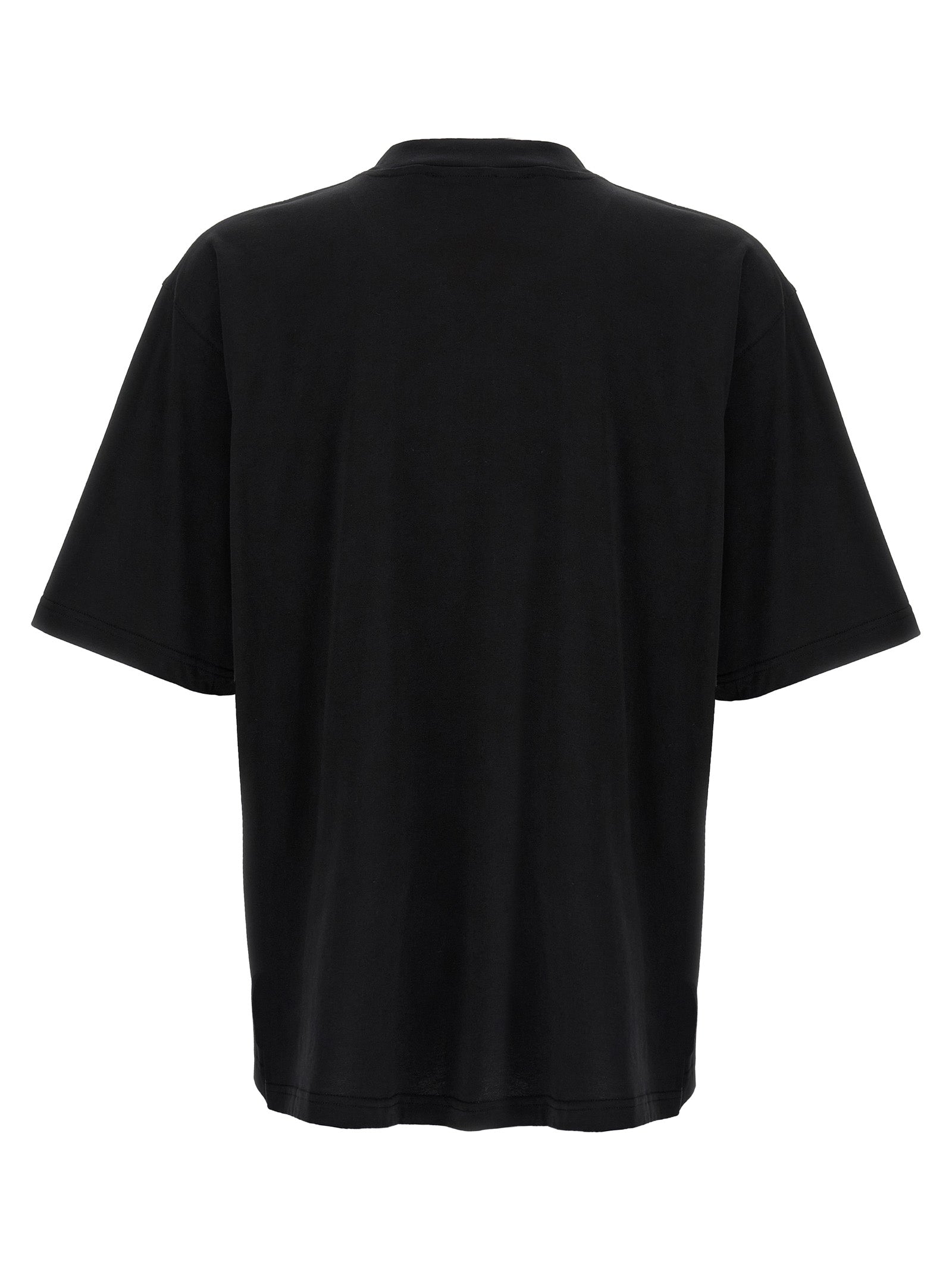 Logo patch t-shirt Black Cotton